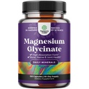 High Absorption Magnesium Glycinate 500mg Capsules - Supports Faster & Deep Sleep - Boost Mood with Magnesium Supplement - Helps Muscle Relaxation - Third Party Tested - Vegan, Non GMO - 120 Count