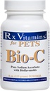 Rx Vitamins Bio-C - Vitamin C for Dogs and Cats - with Lemon Bioflavonoids for Allergy Relief - Immune Support Supplement - Promotes Healthy Coat and Skin - Joint Supplement - 4 oz