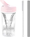 Electric Shaker Bottle, Shaker Bottles for Protein Shakes, Blender Shaker Bottle for Pre-Workout, Rechargeable Shaker Cups, BPA-free Mixer Bottles for Protein Powder, Whey, and Other Supplements