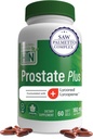 Health Thru Nutrition Prostate Plus with Saw Palmetto Extract, Lycopene as Lycored, Plant Sterols, Selenium, Zinc and Pumpkin Seed | Complete Prostate Support | Non-GMO & Gluten Free (Pack of 60)