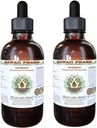 Feverfew Alcohol-Free Liquid Extract, Organic Feverfew (Tanacetum parthenium) Dried Herb Glycerite Hawaii Pharm Natural Herbal Supplement 2x4 oz