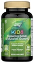 Nature's Way Kids Growing Bones & Muscles Gummy, Supports Healthy Bones & Muscles*, Calcium, Magnesium, Vitamins D3 & K1, Ages 2+, Wildberry, 60 Gummies
