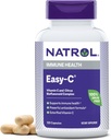 Natrol Easy-C Immune Health, Dietary Supplement, Supports Immune Health with Vitamin C and Bioflavonoids, Veggie Capsules, 500 mg, 120 Count