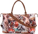 Weekender Bag Duffle Bag For Women Large Travel Tote Bag Overnight Weekend Bags With Shoulder Strap Cow Leopard Atzec…