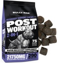 Bully Max 2-in-1 Post-Workout Recovery Support Chews - Dog Vitamins and Food Supplement for Small & Large Breeds - Puppy and Adult Dog Hydration & Electrolyte Replenishment - 75 Soft and Tasty Chews
