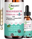 5-in-1 Magnesium Drops - 1000mg of Magnesium Glycinate, L-Threonate,Citrate,Taurate,Malate and l-theanine - High Absorption Magnesium Liquid