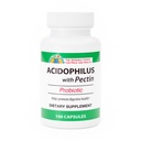 GeriCare Acidophilus with Pectin Probiotic Capsules, Optimizes Intestinal Flora, Digestive Gut Function, Boosts Immune Defenses, and Strengthens Bones, 100 Count (Pack of 1)
