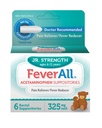 Feverall Children Acetaminophen Suppositories 6 Rectal Suppositories 325mg Each Pain Reliever/Fever Reducer. Paraben Free, No Artificial Colors or Other preservatives. Ages 6-12 Years