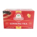 Baumann Premium American Ginseng Tea Bags (20 Tea Bags) - Authentic Panax Wisconsin Grown Panax Ginseng Herbal Tea - Healthy Green Tea with Antioxidant Ginsenosides for Enhanced Focus & Energy