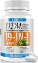 DIM Supplement Estrogen Balance for Women & Men, 1675 mg Estrogen Supplement Hormonal Acne Support, Menopause Support, Antioxidant Support,DIM SGS 90 Veggie Capsules,44 Day Supply-036