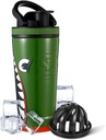 Ice Shaker Insulated Stainless Steel Shaker Bottle | 26oz, Bomber | Cold for 30+ Hours | Insulated Cup with Twist-on Agitator | Odor-Free Bottle for Protein Shakes, Water, Smoothies, Cocktails