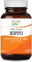 Real-Zymes™ KETO Digestive Enzymes Supplement with Probiotics for Better Digestion - Natural Support for Relief of Bloating, Gas, Belching, Diarrhea, Constipation, IBS, etc. - 90 Caps