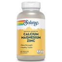 SOLARAY Calcium Magnesium Zinc Supplement - with Calcium 1000mg, Magnesium 500mg - Bone Health, Muscle Function, Heart Health and Immune Support - Vegan, 60 Day Guarantee, 62 Servings, 250 VegCaps