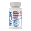Evogen Brain Builder - Mind-Muscle Connection Amplifier | Boosts Focus, Concentration, & Connection | Lions Mane, Bacopa Monnieri, Alpha-GPC | 90 Capsules