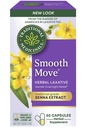 Traditional Medicinals Organic, Smooth Move Laxative Capsules - Organic Senna & Licorice Laxatives for Constipation - Kosher, Non-GMO, Stimulant-Free - 50 Capsules