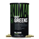 Animal Daily Greens Pill Packs - Kale, Wheat Grass, Alfalfa & More - Convenient Prebiotic and Probiotic Superfood Blend for Superior Digestion, Gut Health, and Immunity For Men & Women - 30 Day Supply