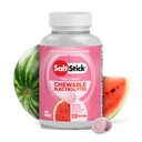 SaltStick Electrolyte FastChews Watermelon - 120 Chewable Tablets | Chewable electrolyte tablets that start working in 45 seconds. No mixing or waiting—just chew for hydration on the go.