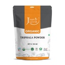 Just Jaivik Organic Triphala Powder/Churna 227 Gm Dietary Supplement | Bowel Wellness & Gut Health, Natural Gas & Constipation Relief, Supporting Your Immune System | Non- GMO, No Added Preservatives & Fillers