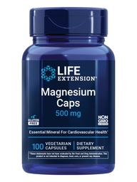 Life Extension Magnesium Caps, 500 mg, 100 Vegetarian Capsules