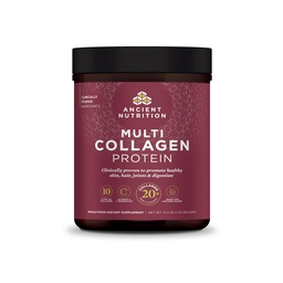 Ancient Nutrition Collagen Peptides Powder, Multi Collagen Protein, Women & Men, Vitamin C, Probiotics, Hydrolyzed Collagen, Supports Skin, Joints, Gut Health, Unflavored, 60 Servings