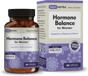 Hormone Balance - Women's Serotonin Supplement - KSM-66 Ashwagandha, Dong Quai, Chaste Tree Berry, Rhodiola, & Cocoa Bean Extracts - for Female Hormones, PMS, Menopause (60 Capsules)