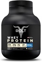 Bolt Whey Protein Powder | with Superfood Phycocyanin | Muscle Building & Recovery with Bone Health | 25g Protein, 6g BCAA Per Serving | 2LB/32oz, 27 Servings | Madagascar Vanilla
