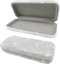 Bling Sunglasses Case,Shiny Diamond Sunglasses Hard Case Cute Glasses Case,Rhinestone Eyeglass Case For Women