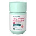True Grace Daily Women’s Multivitamin 50+ - 60 Easy-to-Swallow Tablets - Immune, Energy, Longevity & Memory Support - Vegan - Gluten, Soy & Iron Free - 30 Servings