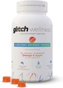 Glitch Gummies for Dry Eyes Blue Light Defense – Vegan, Sugar Free Zeaxanthin and Lutein Gummies for Eyes Supplement for Adults and Seniors (60 Count - 1 Bottle)