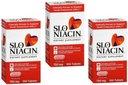 SLO-NIACIN Dietary Supplement Once Daily with 750 mg Niacin Vitamin B from Nicotinic Acid for High Absorption 100 Tablets per Bottle 3 pack