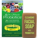 Dr. Ohhira's Probiotics Original Formula 30 Capsules with Bonus Probiotic-Enhanced Beauty Bar Soap Travel Size 20g - No Refrigeration Supplement for Women and Men, 13 Probiotic Strains