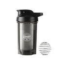 Unicorn Co X Covert Athletics 2024 Shaker for Protein, Pre Workout, 16oz (Black)