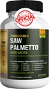 Saw Palmetto for Men Prostate Supplement | Prostate Support Supplement for Men's Health | Potent Saw Palmetto for DHT, Urinary and Prostate Health (60, Men)